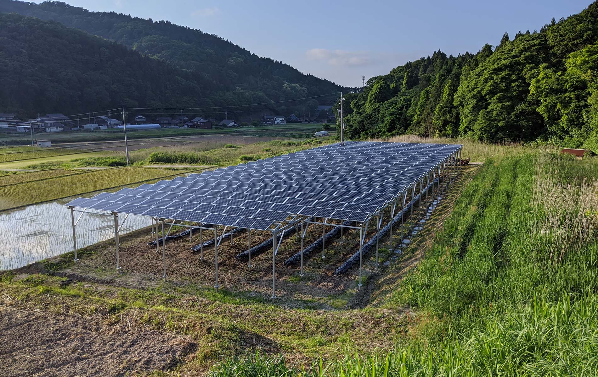 千葉県市原市営農型ソーラーシェアリング　100kwのメイン画像